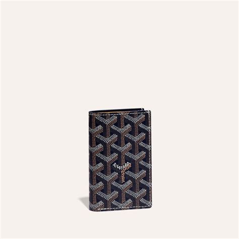 goyard wallet navy blue|Goyard saint pierre card wallet.